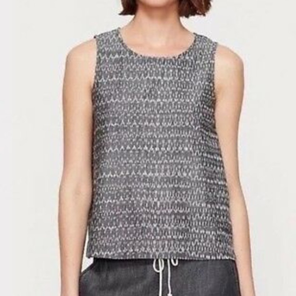 EILEEN FISHER Ikat Organic Cotton Tank